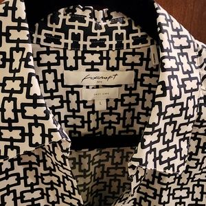 Women's Foxcroft NYC Button Down Size L 98% Cotton